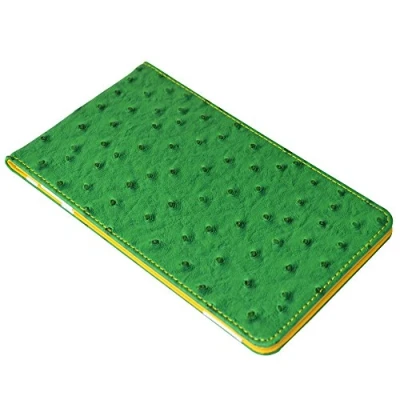 Obrázek On Par Dospělý Premium Golf Scorecard držák na kreditní karty, zelená/žlutá, 18,5 x 11 cm
