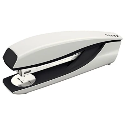 Obrázek Leitz Kancelářská sešívačka z kovu, na 40 listů, vč. sponek, ergonomický design, šedá, série NeXXt, 55040085