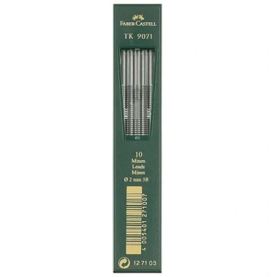 Obrázek Faber Castell 127103 10 Fallminen TK 9071, tuhy 2 mm, stupeň tvrdosti 3B