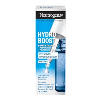 Obrázek Neutrogena Hydro Boost intenzivní hyaluronové sérum, péče o obličej bez parfému se 2 formami čisté kyseliny hyaluronové, obličejové sérum pro vlhkost, vhodné všechny typy pleti (15 ml)