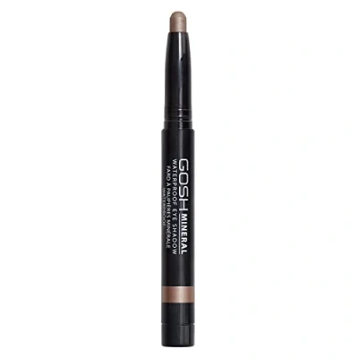 Obrázek GOSH Mineral Waterproof Eye Shadow I otočná tužka na oční stíny s krémovou texturou pro snadné nanášení a intenzivní barevný výsledek voděodolná, dlouhotrvající &amp; bez parfému 003 Brown