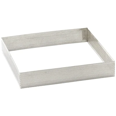 Obrázek Lacor Perforiert Schimmel Quadrat, Edelstahl, Grau, 20 x 4 cm