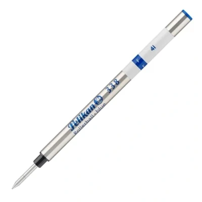 Obrázek Pelikan 908467 náplň pro kuličkové pero (338), tloušťka čáry F, modrá, 1 kus ve skládací krabičce