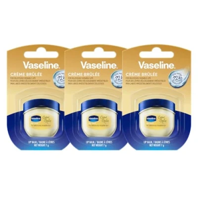 Obrázek Vaseline Lip Therapy Crème Brûlée Pečující balzám na rty pro optimální vlhkost (Crème (balení 3 ks))