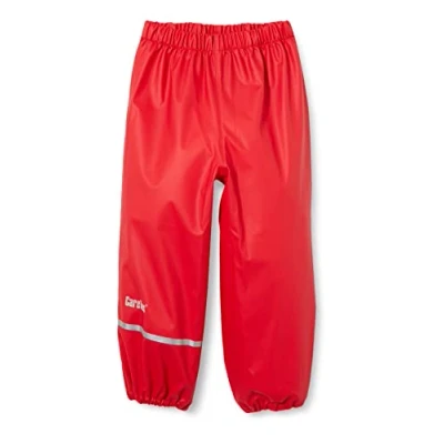 Obrázek CareTec Chlapecké Rain Pants Pu W/O Fleece kalhoty do deště, Red (402)
