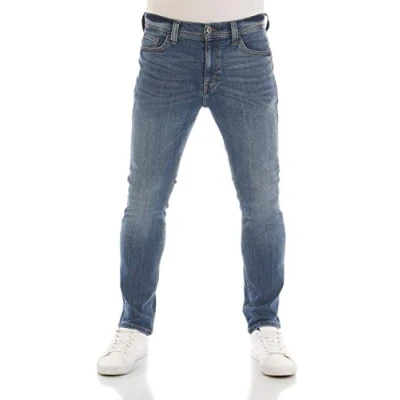 Obrázek MUSTANG Pánské džíny Stretch Slim Fit Vegas džínové kalhoty Denim černé šedé modré 30 31 32 33 34 36 38 40, Blue (5000 583)