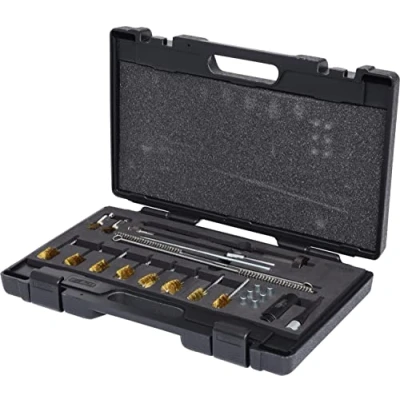 Obrázek KS Tools 152.1370 sada na čištění šachty vstřikovače, 23dílná
