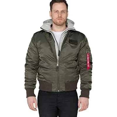 Obrázek Alpha Industries Bomber bunda, Muži, Velikost: XS, Rep grey