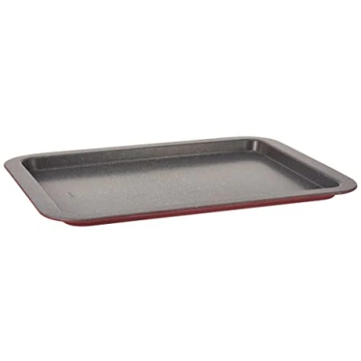 Obrázek Tognana Porcellane w444143ggbo Ofen rechteckig Universal Backblech, Karbonstahl, Ofen, rechteckig, Grau, Rot, Emaille