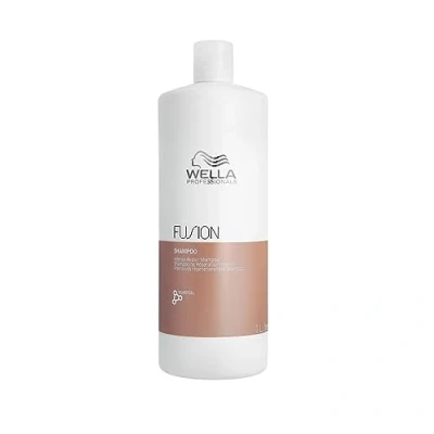Obrázek Wella Professionals Fusion Intense Repair Hloubkový čisticí šampon opravující péče o vlasy pro poškozené vyhlazující vlasový lepší rozčesávání 1 l
