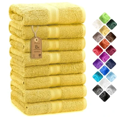 Obrázek HT0842 froté ručníky NM od NatureMark , balení po 8 ks, 50 x 100 cm, 100% bavlna