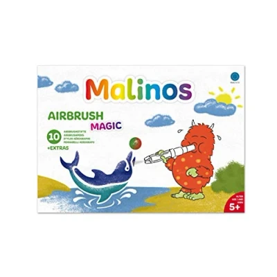 Obrázek Malinos 300964 foukací fixy, barevné, sada 11 kusů