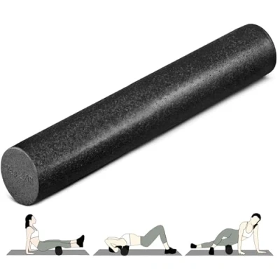 Obrázek Yes4All Hochdichte Schaumstoffrolle EPP 30/45/60/90 CM Foam Roller, Faszienrolle für Rücken, Beine, Muskelrolle, Yoga Regeneration, Dehnung &amp; Fitness Rolle zur Selbstmassage