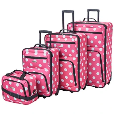 Obrázek Rockland Polka Softside sada zavazadel, Růžové puntíky, zavazadel