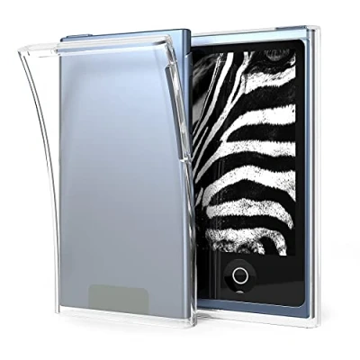 Obrázek kwmobile pouzdro kompatibilní s Apple iPod Nano 7 Silikon Backcover ochranné Cover Case v matné průhledné