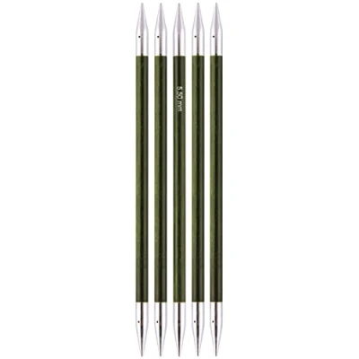 Obrázek KnitPro 29014 jehla na ponožku, dřevo/mosaz, fialová, 15 x 0,65
