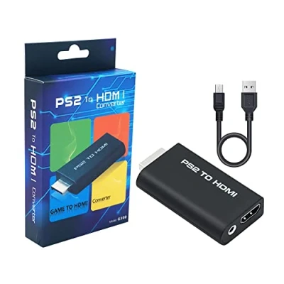 Obrázek Mcbazel PS2 Audio/Video adaptér na HDMI konvertor s 3,5mm audio výstupem pro HDTV monitor