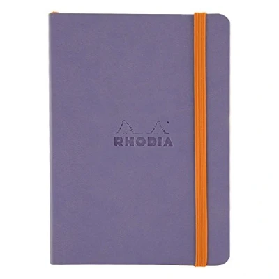 Obrázek Rhodia 117359C Rhodiarama poznámkový sešit (s měkkou obálkou, dot grid, 72 listů, 90 g papír v barvě slonoviny, DIN A6, 10,5 x 14,8 cm, záložka, vnitřní kapsa) 1 kus iris
