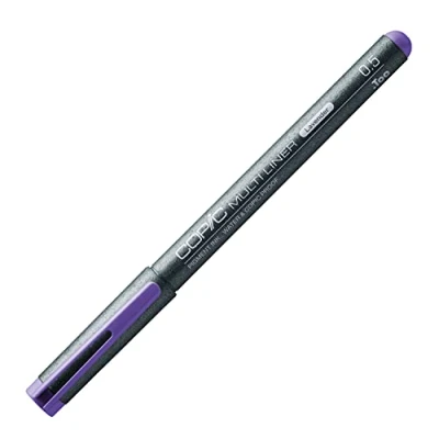 Obrázek COPIC Multiliner 0,5 mm, levandule, fineliner s jemnou špičkou a voděodolným pigmentovým inkoustem