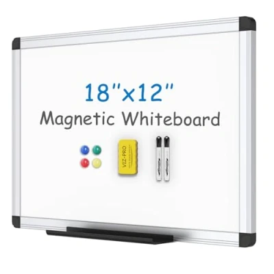 Obrázek VIZ PRO Magnetisches Whiteboard/Trockenabwischbares Board, 45 x 30 cm, inklusive 1 Radiergummi &amp; 2 Marker 4 Magneten