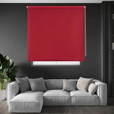 Obrázek Blindecor Draco zatemňovací roleta bordó červená, 100 x 175 cm (ŠxV) velikost látky 97 170 cm. Termo na okno