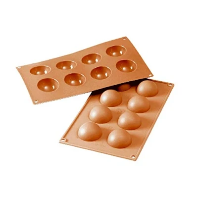 Obrázek Silikomart 20.004.00.0060 SF 004 HALF SPHERES SILICONE MOULD ø50 H 25 MM