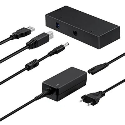 Obrázek Mcbazel Adaptér Xbox Kinect pro 2.0 senzorový konvertor s napájením kompatibilní One Slim/Xbox X/Win 11/8/8.1/10 EU zástrčkou