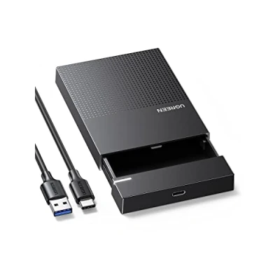 Obrázek UGREEN 2,5&quot; kryt na pevný disk USB 3.0 až 6 Gbps pro SSD a HDD ve výšce 7 mm/9,5 mm UASP, C 2,5 palce s kabelem montáž bez nářadí
