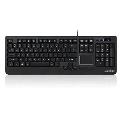 Obrázek Perixx PERIBOARD 513 klávesnice s touchpadem USB (US anglická) černá
