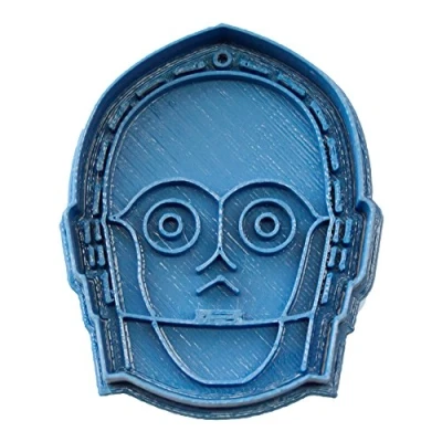 Obrázek Cuticuter Star Wars C3PO Keksausstecher, Blau, 8 x 7 1,5 cm