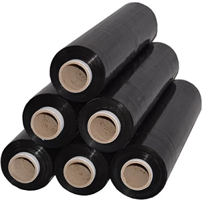 Obrázek 6 rolí Beste Folie strečové fólie 23my 500 mm 2,5 kg Paletová ruční přebalovací (černé)
