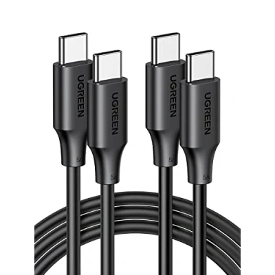 Obrázek UGREEN USB C Kabel 100W 2 Stück Ladekabel auf 5A/20V PD 3.0 PPS kompatibel mit iPhone 16/15, M3 MacBook Pro/Air, iPad Pro/Air 2024, Galaxy S24 Ultra, A55, Pixel 9/8 Steam Deck usw. (1M)