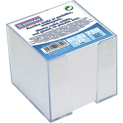 Obrázek Donau 7490001 99 Lísteček Skříň/box na lístky/lístečky Klotz, 92 x 82 mm, bílá