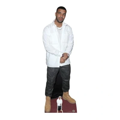 Obrázek Celebrity Standee In Lebensgröße Drake Life Größe Pappe mit Tisch Top Mini Schnitt Out, Multi Farbe