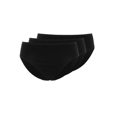 Obrázek Schiesser Essentials 3 PACK Kalhotky, Ženy, Velikost: 38, Black