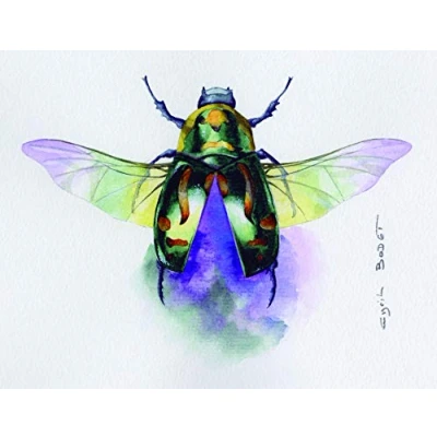 Obrázek Clairefontaine akvarel svorkovnice Etival (4stranná lepené, 25 listů, 200 g, vhodné pro všechny Za mokra techniky, Feinkoernig, 100% Celulóza, 18 x 24 cm) Bílá, bílá