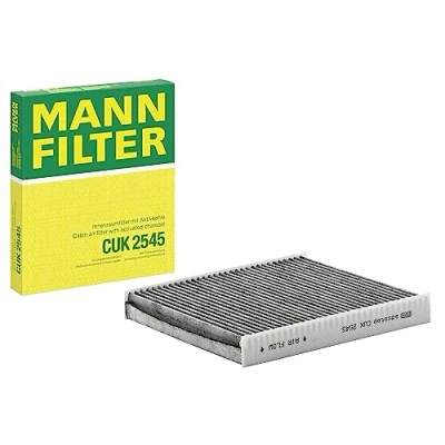 Obrázek MANN FILTER Interiérový filtr CUK 2545 pylový s aktivním uhlím pro osobní automobily