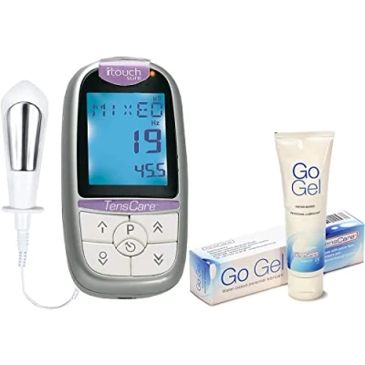 Obrázek TensCare iTouch Sure + Go gel lubrikační (50 ml) posilovač pánevního dna pro posílení a zpevnění dna. Při inkontinenci ztrátě bublin