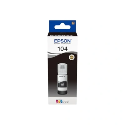 Obrázek Epson EP65580 Original 104 EcoTank inkoustová láhev (ET 2710 ET 2711 2720 2726 4700 2712,ET 2721) černá, 65 ml