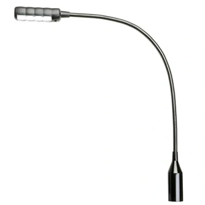 Obrázek Adam Hall Stands SLED 1 Ultra 3 pól XLR lampa s husím krkem se 4 COB LED černými
