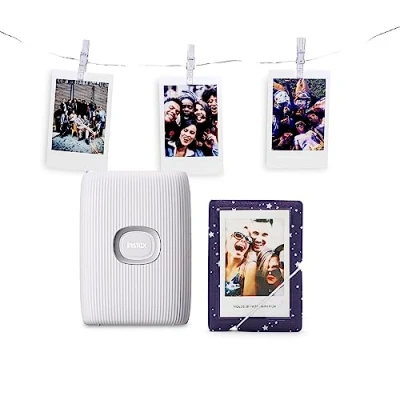 Obrázek INSTAX Limited Edition Mini LINK2 Smartphone Printer Bundle, Clay White