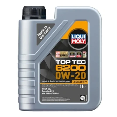 Obrázek LIQUI MOLY Top Tec 6200 0W 20 1 L Synthesetechnologie Motoröl Art. Nr.: 20780, farblos
