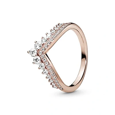 Obrázek PANDORA Wishbone Ring Tiara, sterlingové stříbro, s čirými kubickými zirkony, Drahé kovy, Kubická zirkonie