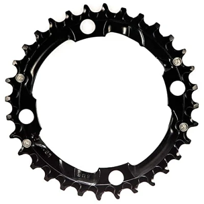 Obrázek FSA Unisex Adult 421586147 Corona MTB Steel Black 104x32T, Argent, 104 T