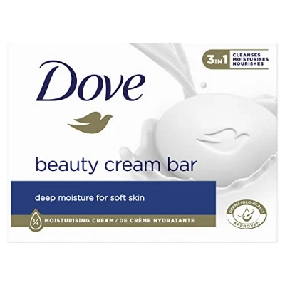 Obrázek Dove Mycí kus Beauty Cream Bar s 1/4 hydratačním krémem pro měkké a hebké ruce