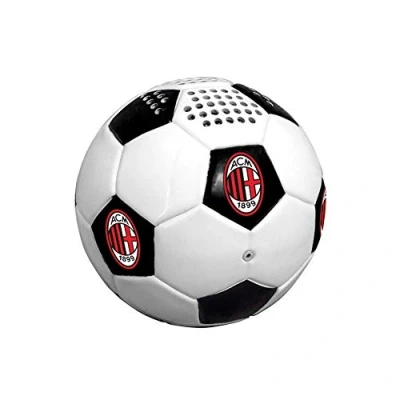 Obrázek Techmade vd tm speakfoot mil Lautsprecher Bluetooth für Fußball, AC Milan, weiß