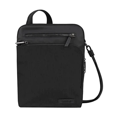 Obrázek Travelon: Anti Diebstahl Umhängetasche, klein, Schwarz, 9.75 x 10.75 2, Diebstahlschutz Metro Small Crossbody