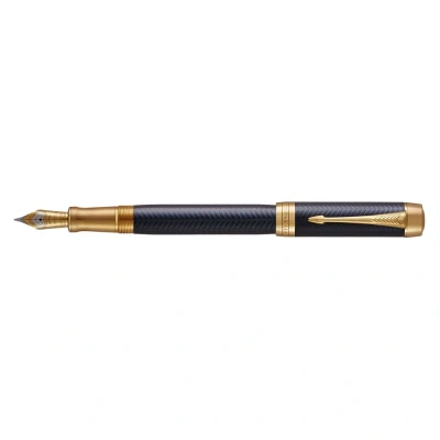 Obrázek Plnicí pero Duofold Prestige od Parker se středně velkým psacím hrotem, paladiový povrch / obruba, v dárkovém balení