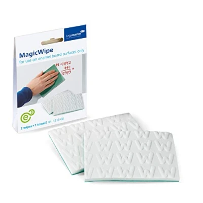 Obrázek Legamaster 7 121500 MagicWipe, odstraňuje permanentní zvýrazňovač smaltovaných tabulí, 2 kusy