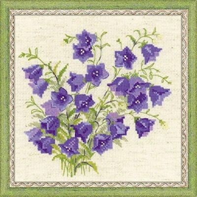 Obrázek Riolis Glockenblumen, Baumwolle, Mehrfarbig, 20 x cm